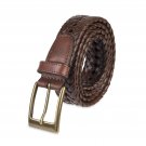Dockers Men's Braided Belt 46 Tan Glazed