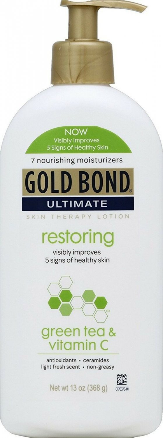 Gold Bond Ultimate Restoring Lotion, with Vitamin C and Green Tea, 13 Ounce B...