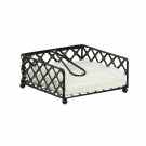 Home Basics NH44043 Lattice Flat Napkin Holder, 7.12" x 7" x 8"