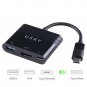 USB-C to HDMI Multiport Adapter, USKY Type-C to HDMI/USB-3.0/USB-C/F Adapter,...