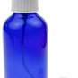 2 Empty Blue Glass Spray Misters - 4oz Refillable Bottle is Great for Essenti...