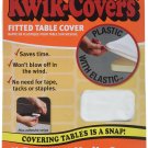 Kwik Covers White Plastic Fitted Table Cover 6ft x 30in