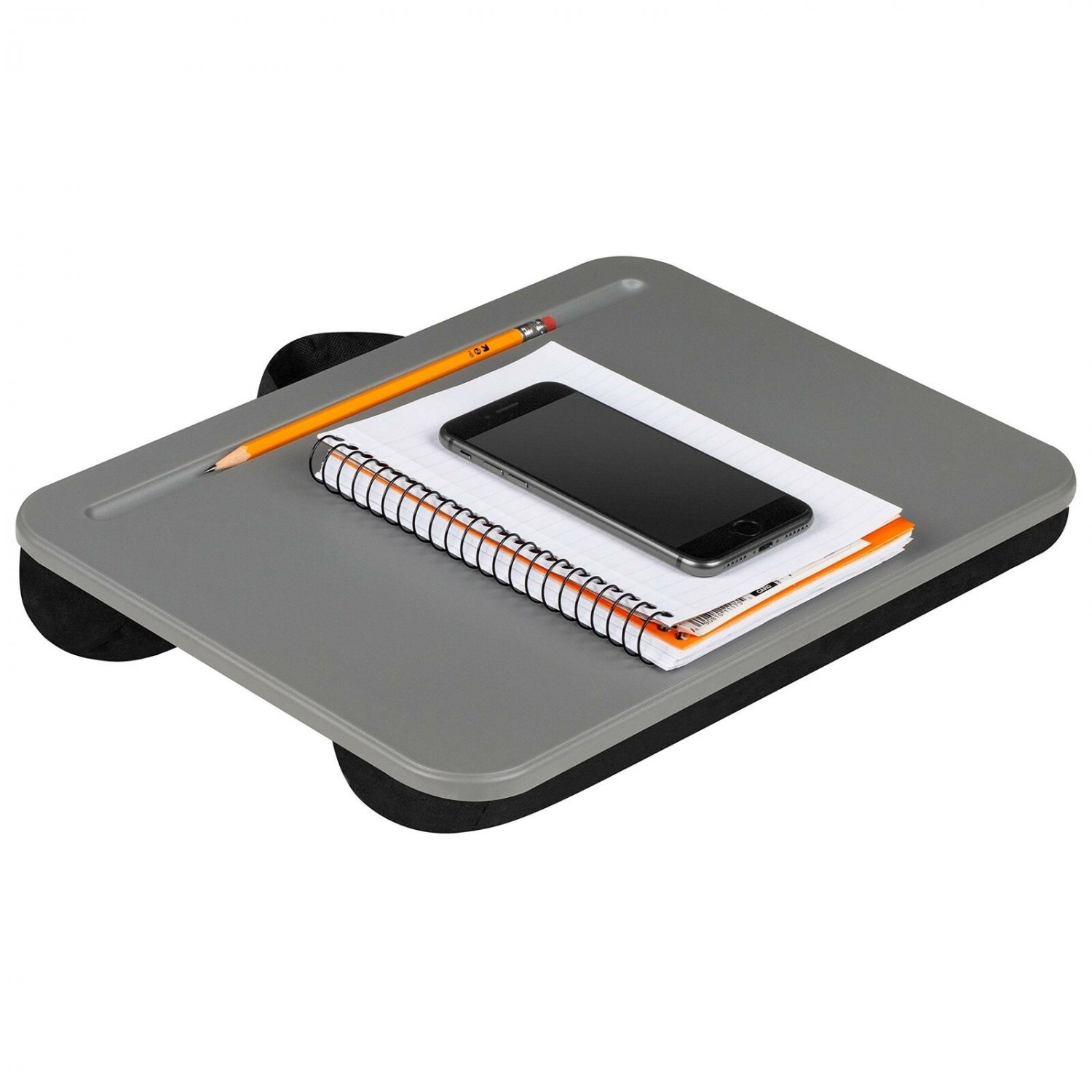 LapGear Compact Lap Desk - Charcoal - Fits Up to 13.3 Inch Laptops - Style No...