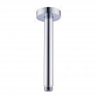 Straight Shower Arm with Flange, MSKEI 8-Inch Ceiling Mount, G1/2 Thread, Bra...