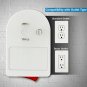 Grounded Outlet Adapter 2 Pack, Kasonic 3 Prong Grounded Single Port Power Ad...