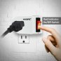 Grounded Outlet Adapter 2 Pack, Kasonic 3 Prong Grounded Single Port Power Ad...