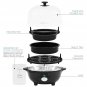 Maxi-Matic EGC-007B Easy Electric Egg Poacher, Omelet & Soft, Medium, Hard-Bo...