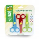Crayola My First Safety Scissors, Toddler Art Supplies, 3ct My First Scissors