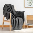 Bedsure Knitted Sherpa Throw Blanket for Sofa and Couch - Soft & Cozy Knit-Sh...