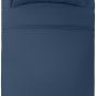 AmazonBasics Microfiber Sheet Set - Twin XL, Navy Blue 1-Pack