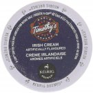 Timothy's World Coffee * IRISH CREAM * 24 K-Cups for Keurig Brewers