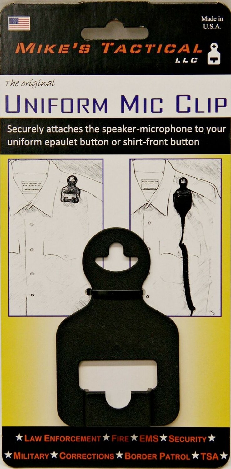 UNIFORM ACCESSORIES Uniform Mic Clip - Microphone Retention Device