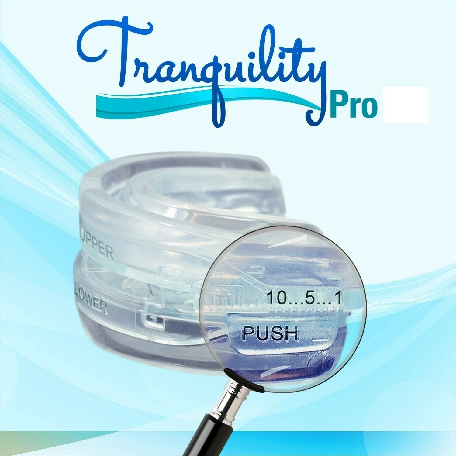 Tranquility Pro 2 Adjustable Bruxism Night Mouthpiece Sleep Mouthguard Mouth ...