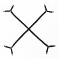FeelAtHome Bed Sheet Holder Straps Criss-Cross - Pack of 2 Sheet Straps Suspe...
