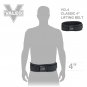 Valeo VCL4 4" Padded Weightlifting Lifting Belt with Brushed Tricot Lining an...