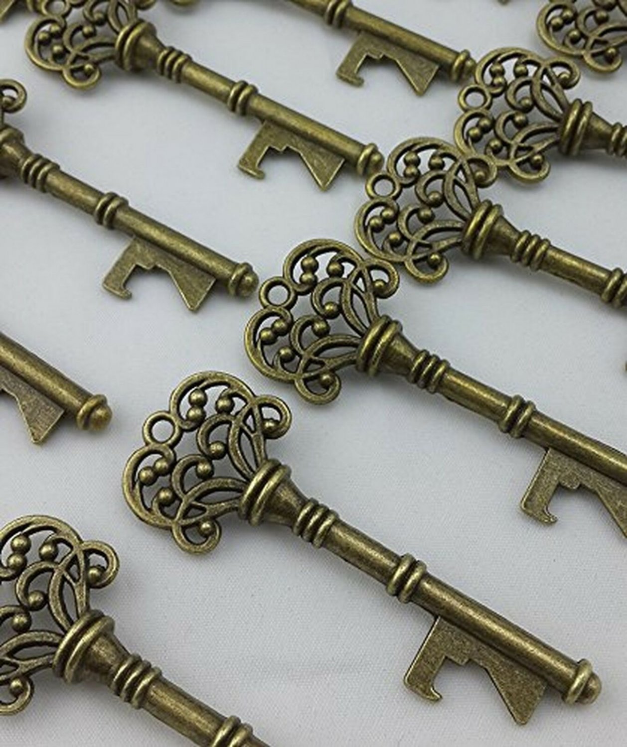 40PCS Bottle Openers Bronze Wedding Favors Rustic Decoration Party Favor
