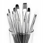 Adi's Art Pro Paint Brushes Set for Acrylic Oil Watercolor, Artist Face and B...