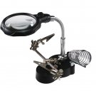 SE MZ193L Illuminated Helping Hand Magnifier with Dual Magnification