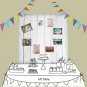Backdrops For Dessert Table Decoration Baby Kids Birthday Photo Booth Party E...
