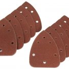 WEN 6301SP100 Detailing Palm Sander 100-Grit Hook & Loop Sandpaper (10 Pack)