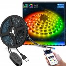 DreamColor LED Strip Lights with APP, Minger 6.56FT/2M USB Light Strip Built-...