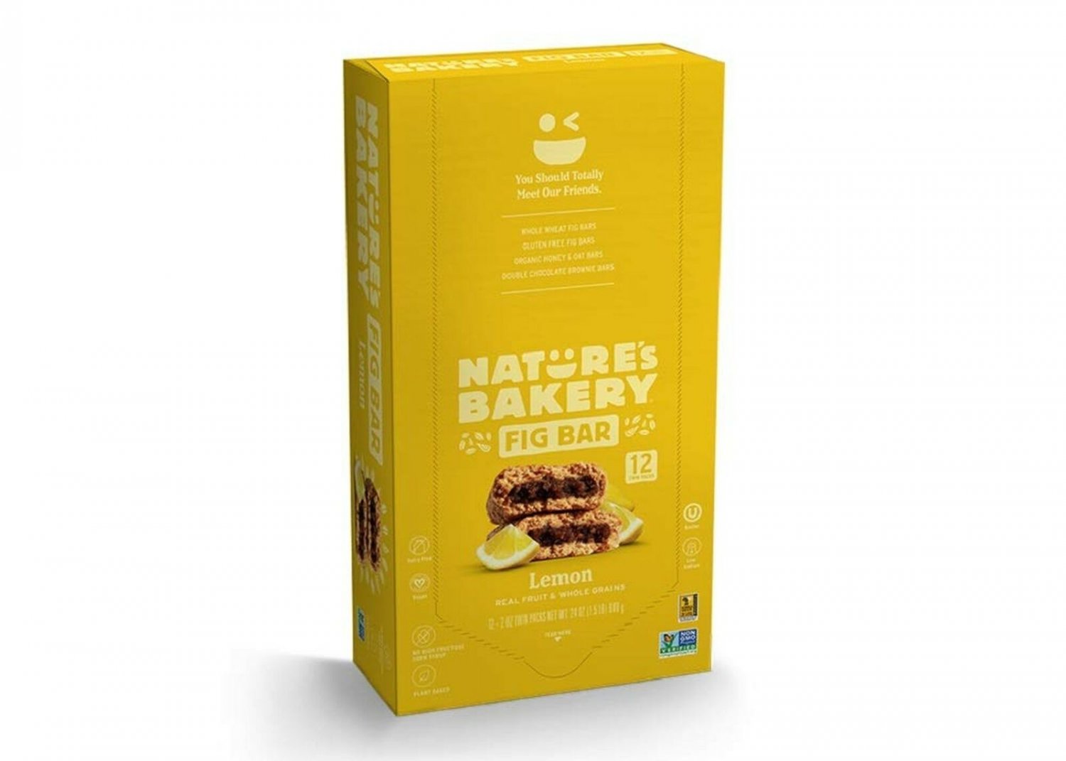 Nature's Bakery Whole Wheat Fig Bars, 1- 12 Count Box of 2 oz Twin Packs (12 ...