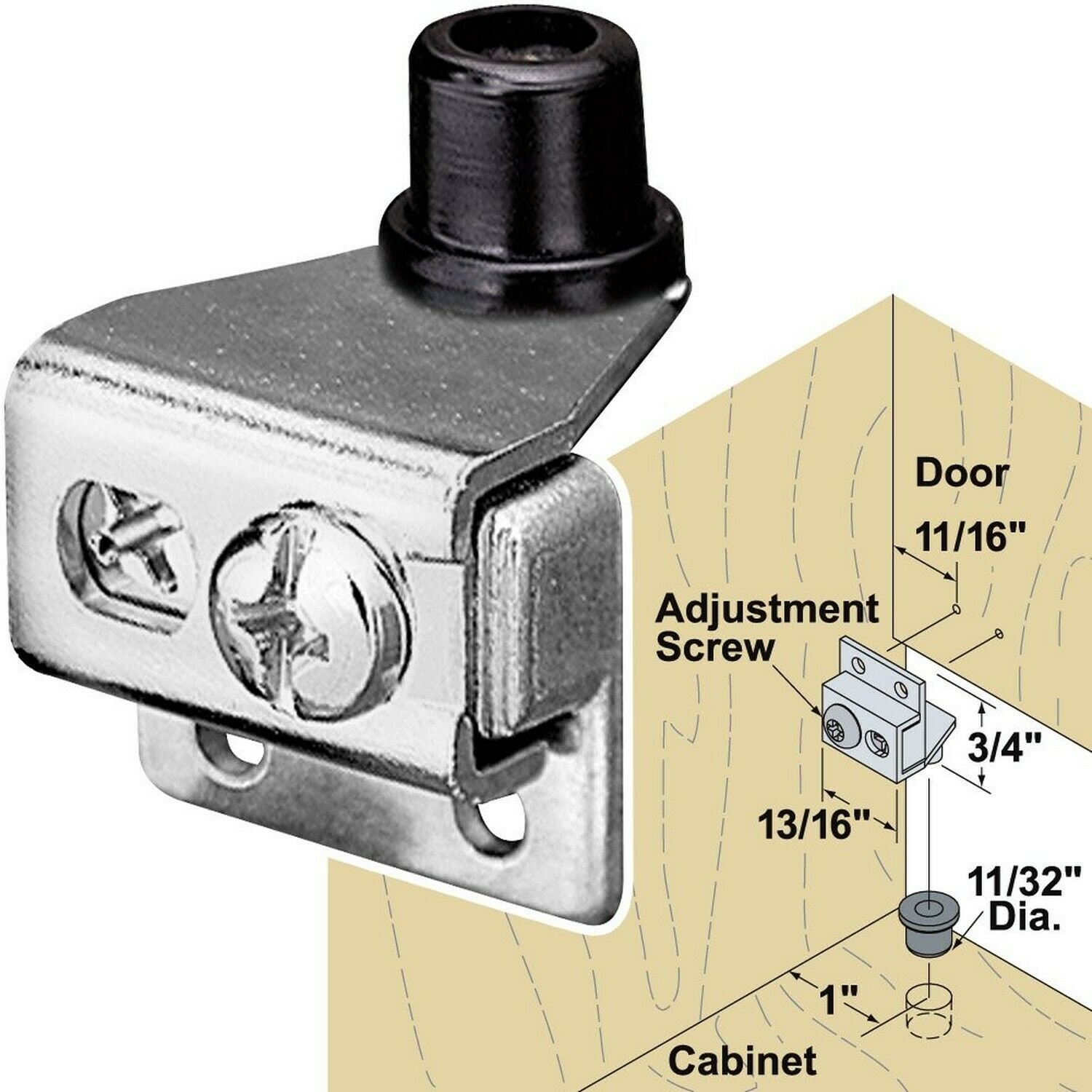 Platte River 928800, Hardware, Hinges, Pivot, Pivot Hinge For Flush Doors