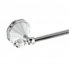 MODONA 24" Towel Bar - White Porcelain & Chrome - Flora Series - 5 Year Warra...