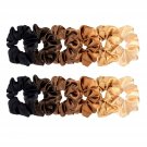 BBTO 12 Pieces Satin Hair Scrunchies Elastic Hair Bobbles Scrunchies Hair Tie...