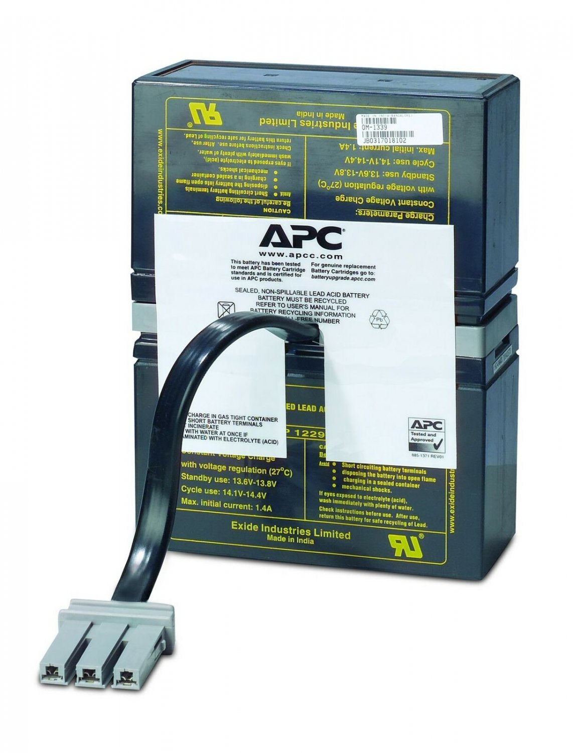 APC UPS Battery Replacement for APC Back-UPS Models BR1000, BX1000, BN1050, B...