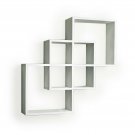 Danya B. FF6013W Decorative Contemporary Floating Intersecting Square Cube Wa...