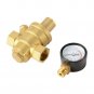 XCSOURCE Water Pressure Regulator Brass Lead-free Adjustable 1/2" 15mm Water ...