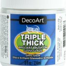 DecoArt TG01-36 Triple Thick Gloss Glaze, 8-Ounce Triple Thick Gloss Glaze (J...