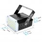 JLPOW Strobe Light,Sound Activated Flash Stage Light,Speed Control,Best for D...