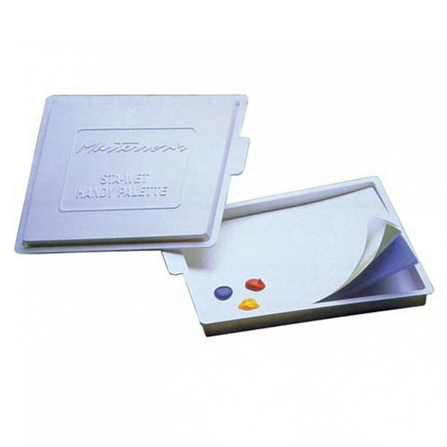 Sta-Wet Palette  Keeps Paints Fresh For Days With Airtight Lid 857 White