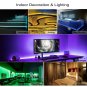 Led Strip Lights Waterproof 16.4ft 5m Flexible Color Changing RGB SMD 5050 15...