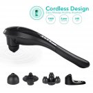 Naipo Handheld Percussion Massager Rechargeable Cordless Electric Massage Dee...