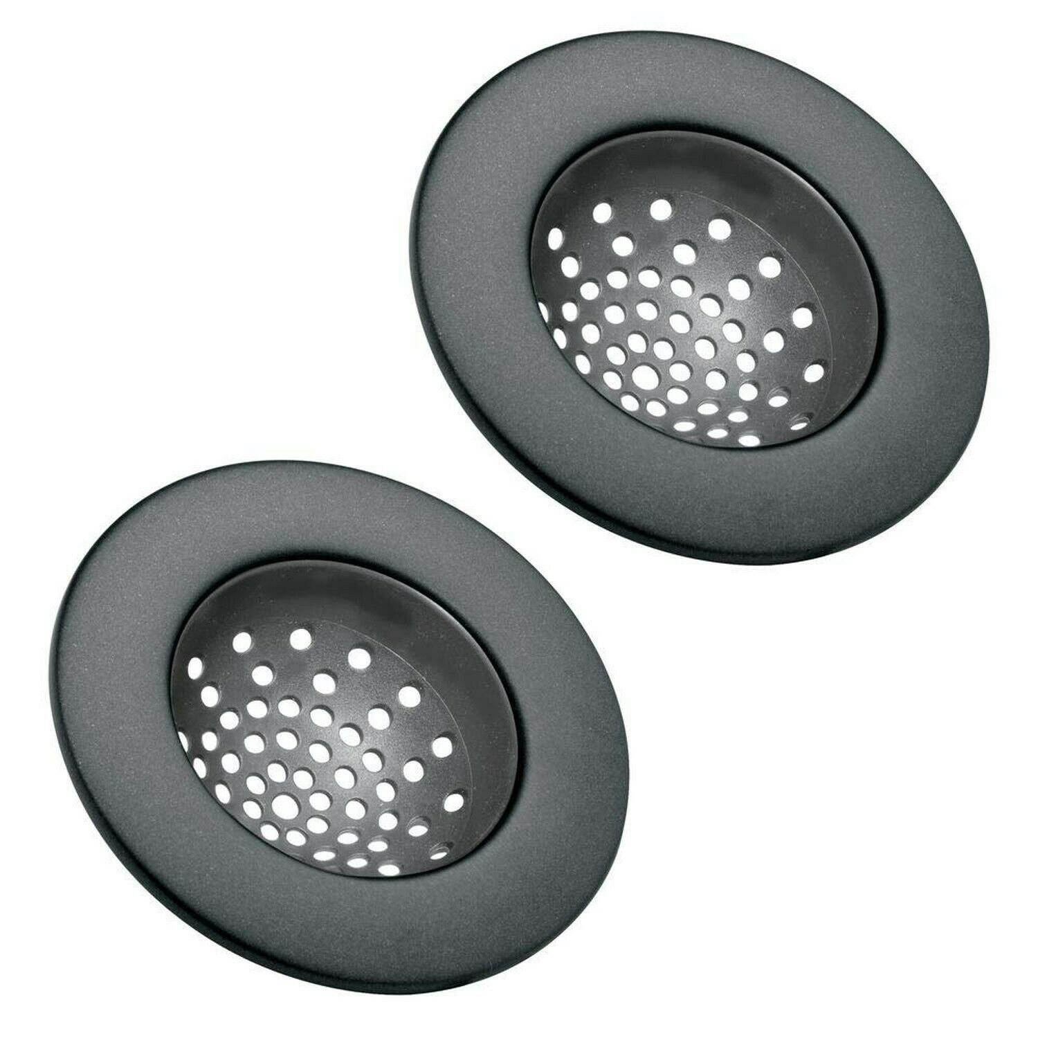 mDesign Modern Kitchen Sink Strainer, Drain Cover for Standard Kitchen Sinks,...