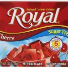 Royal Cherry Gelatin Dessert Mix, Sugar Free and Carb Free (12 - .32oz Boxes)