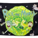Rick and Morty Wall Banner (30" by 50") (Portal & Cats) Portal & Cats