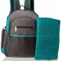 Fisher Price Backpack Diaper Bag - Fastfinder Colorblock in Grey/Teal
