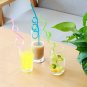 Crazy Loop Straws, (Pack of 36) WFEXD Crazy Silly Colorful Reusable Drinking ...