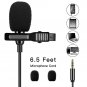Audiofina Lavalier Lapel Microphone Omnidirectional Condenser 3.5mm Mic Perfe...