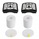 2 HEPA Filter + 2 Foam Flet Filter Kit for Shark Rotator Pro Lift-Away NV500 ...