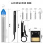 Soldering Iron, Soldering Iron Kit Electronics, 60W Adjustable Temperature We...