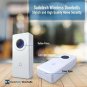 CROSSPOINT Expandable Wireless Doorbell Alert System, Multi-Unit Base Starter...