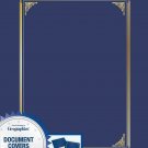 Geographics Navy Blue Document Covers, Foil, 6 Pack 8.5 in x 11 in , 8 in x 1...