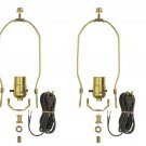 Dysmio Lighting - Make A Lamp Kit Brass Plated - 2 Pack
