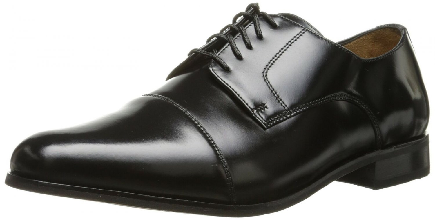 Florsheim Men's Broxton Cap Toe Lace Up Oxford Dress Shoe 11 Black