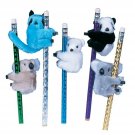 Raymond Geddes Clip-On Critter Plush Animal Clip, 24 Pack (64061)